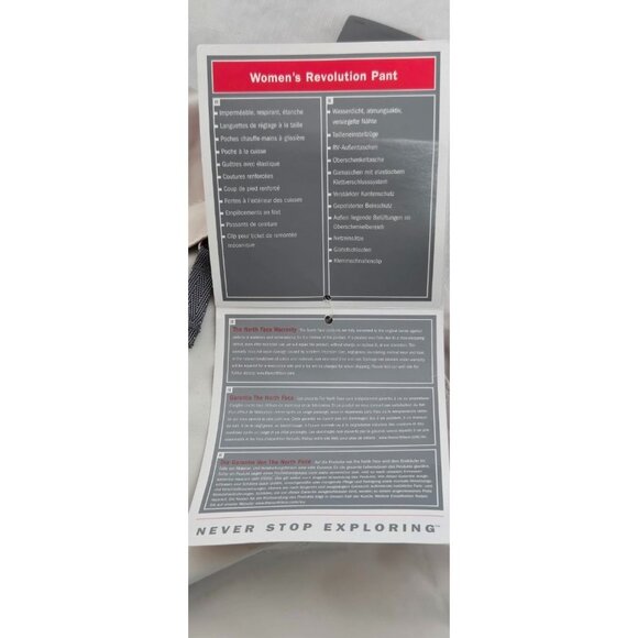 Women's L North Face HyVent Snow Pants, waterproof, insulated, NWT - Picture 10 of 16